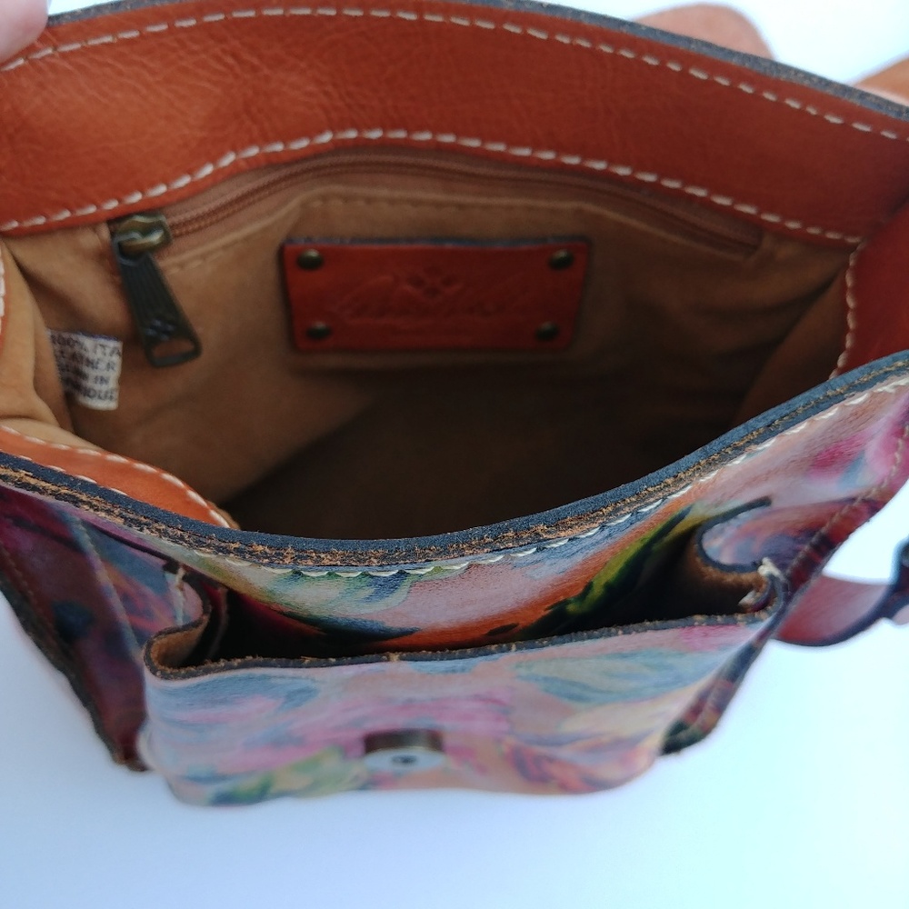 Patricia Nash Floral Rose Print Cross-body Bag - Picture 7 of 8